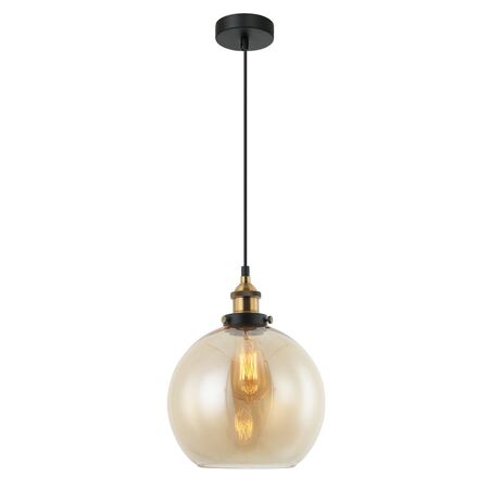PESINI: Interior Wine Glass with Antique Brass/ Chrome Highlight Pendant Lights