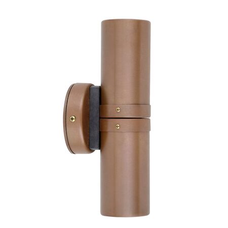 GU10 Exterior Wall Pillar Spot Lights (Aged Copper) IP54