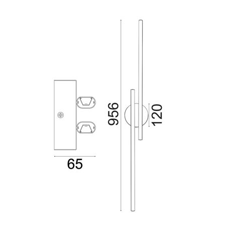 RACHA: Interior Linear LED Tri-CCT Wall Lights