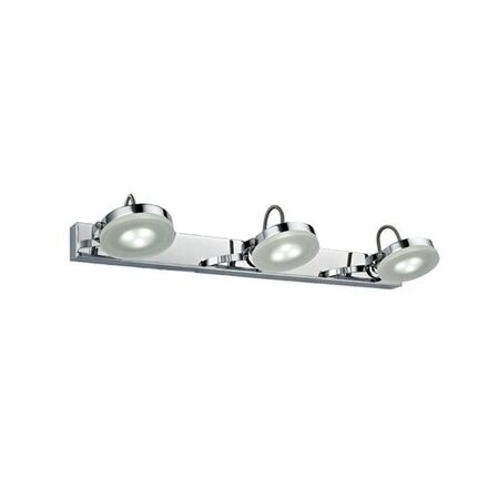 SEATTLE: City Series LED Interior Adjustable Long Bar Chrome Wall Light