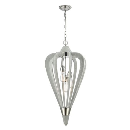 SENORITA: Rustic Medium Tuscan Coffee Cherry / Winter Moss Wood Pendant Lights