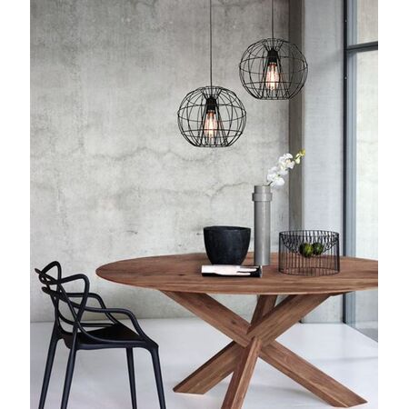 SENTINEL: Modern Minimalist Round Cage Pendant Lights