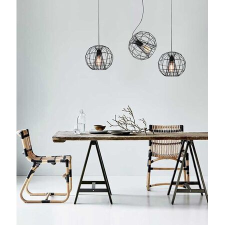 SENTINEL: Modern Minimalist Round Cage Pendant Lights