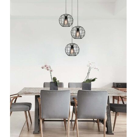 SENTINEL: Modern Minimalist Round Cage Pendant Lights