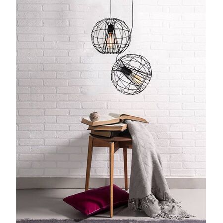 SENTINEL: Modern Minimalist Round Cage Pendant Lights