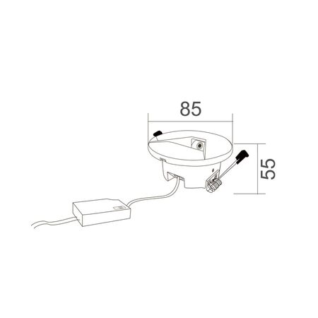 Interior LED Tri-CCT Recessed Round Step Lights