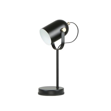 TAZZA: Ellipse Shade with Antique Brass Highlight Table Lamps