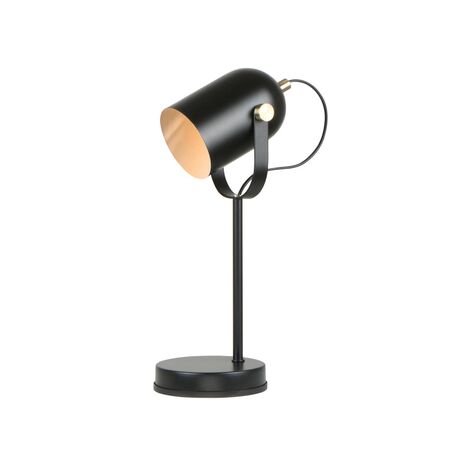 TAZZA: Ellipse Shade with Antique Brass Highlight Table Lamps