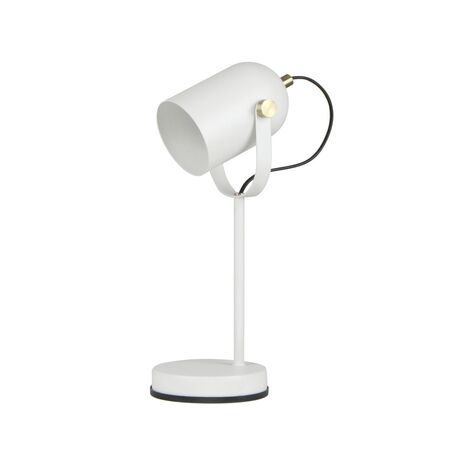 TAZZA: Ellipse Shade with Antique Brass Highlight Table Lamps