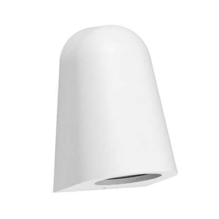 TORQUE: Exterior GU10/MR16 Matte White Surface Mounted Cone Wall Lights IP65
