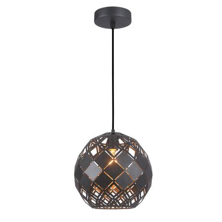 TUILE: Interior Large Embossed Tiled Iron Wine Glass Shape Pendant Lights