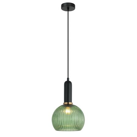 VINTAJ: Interior Wine Glass Shape Ribbed Glass Pendant Lights