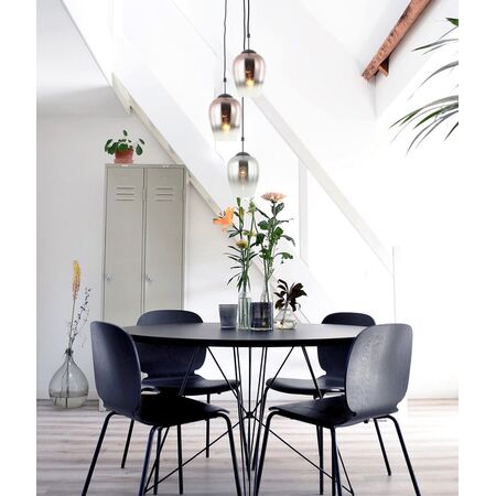 VINUM: Interior Wine Glass Shape Colour Fading Effect Glass Pendant Lights