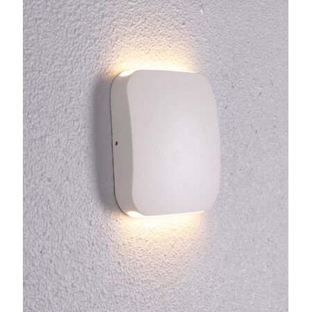 VOX: Surface Mounted LED Exterior Square Up/Down Wall Lights IP54
