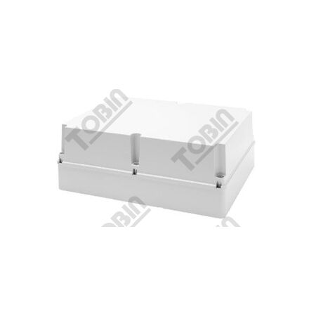 PVC Enclosure Grey Lid & Body | IP56 Rated | Durable for Indoor/Outdoor Use | by Tobin