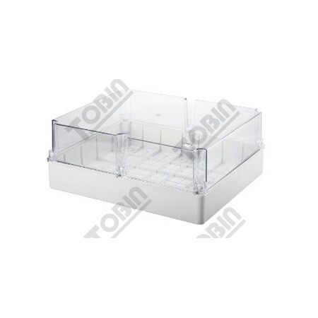 PVC Electrical Enclosure | Clear Lid & Grey Body | IP56 Rated | by Tobin