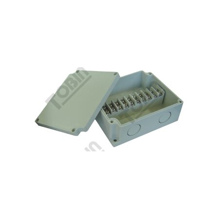 Terminal Box ABS with 10 Centre Mount Terminals | Durable ABS Construction | Indoor Electrical Protection | by Tobin