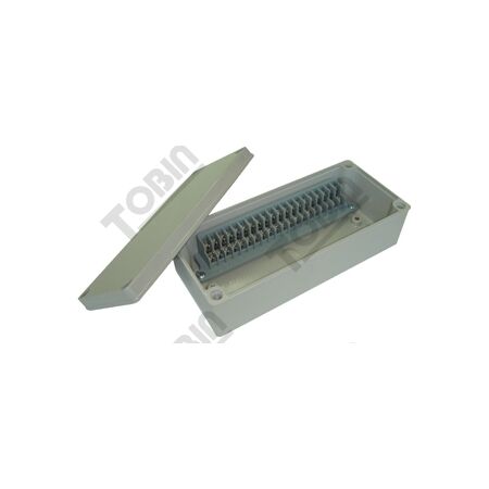 Terminal Box ABS | 20 Side Mounted Terminals | Durable Insulation | Compact Design | by Tobin