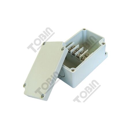 Terminal Box ABS with 4 Centre Mount Terminals | Dust & Moisture Resistant | Impact Resistant | by Tobin