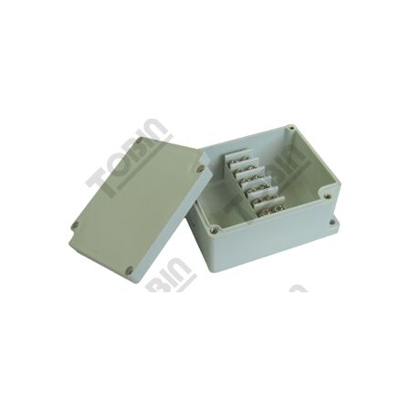 Terminal Box ABS | 6 Centre Mount Terminals | Durable Protection | by Tobin