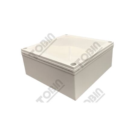 Enclosure Shallow Lid for Printing | IP66 Rated | Durable ABS Material | Screw Mount Design | by Tobin