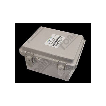 IP66 ABS Electrical Enclosure | Durable Grey Body | Hinged Lid Design | by Tobin