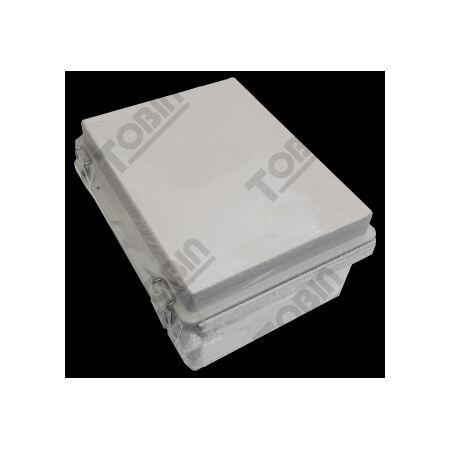 ABS Electrical Enclosure Box | IP66 Rated | Hinged Lid | Grey | by Tobin