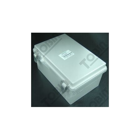 ABS Electrical Enclosure Box | IP66 Rated | Grey Body & Hinged Lid | by Tobin