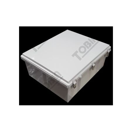 IP66 ABS Electrical Enclosure | Durable Grey Body | Hinged Lid Design | by Tobin