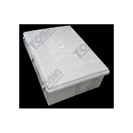 ABS Electrical Enclosure Box | IP66 Rated | Grey Body & Hinged Lid | by Tobin