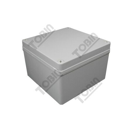 ABS Electrical Enclosure Box | IP66 Rated | Screw Mount Lid | Grey Body | by Tobin