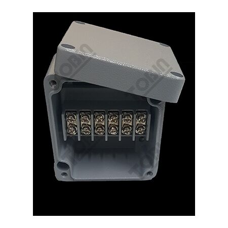 Aluminium Terminal Box with 6 Centre Mount Terminals | Durable Construction | Environmental Protection | by Tobin