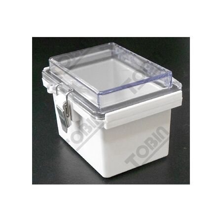 IP66 ABS Electrical Enclosure | Grey Body & Clear Hinged Lid | Durable & Robust | by Tobin