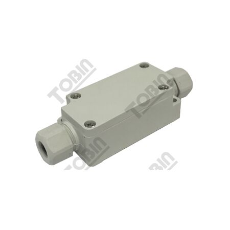 Terminal Box ABS 3 Centre Mount | Durable ABS Plastic | 2 Cable Glands Included | by Tobin