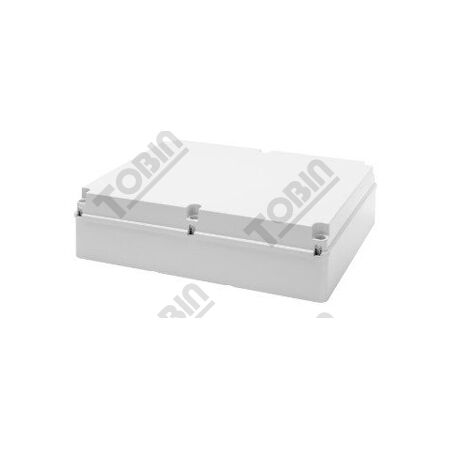 PVC Enclosure Grey Lid Grey Body | IP56 Rated | Durable for Indoor & Outdoor Use | by Tobin