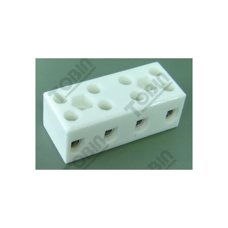 Terminal Block Porcelain 4 Wire Connector | 10A Current Rating | High Heat Resistance | by Tobin