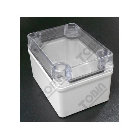 IP66 ABS Electrical Enclosure | Grey Body & Clear Screw Lid | Durable & Impact Resistant | by Tobin