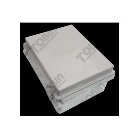 Polycarbonate Enclosure Box | IP66 Rated | Hinged Lid Design | Grey Color | by Tobin