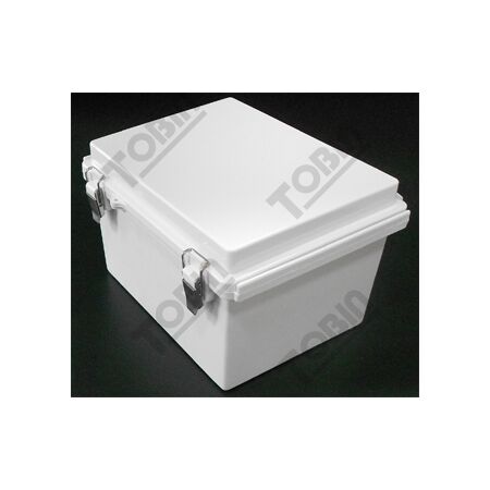 Polycarbonate Enclosure Box | IP66 Rated | Hinged Lid Design | Grey Color | by Tobin