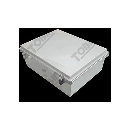 Polycarbonate Electrical Enclosure | IP66 Rated | Hinged Lid Design | Grey Finish | by Tobin