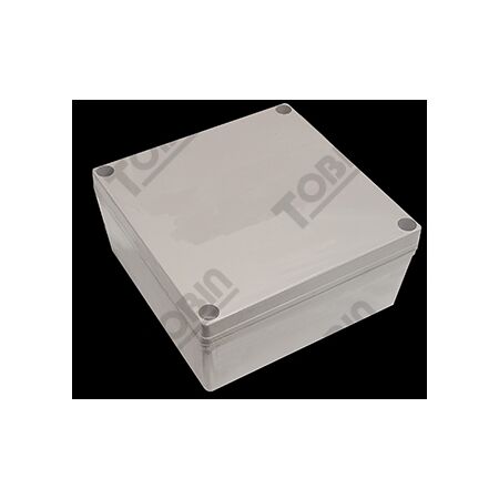 Polycarbonate Enclosure Box | IP66 Rated | Screw Mount Lid | Grey Body | by Tobin
