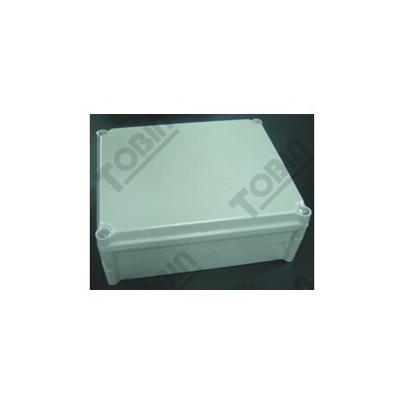 Polycarbonate Enclosure Box | IP66 Rated | Screw Mount Lid | Grey Body | by Tobin