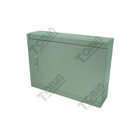 Load Centre 1 x 16 Pole Grey | IP40 Rated | Metal Construction | by Tobin