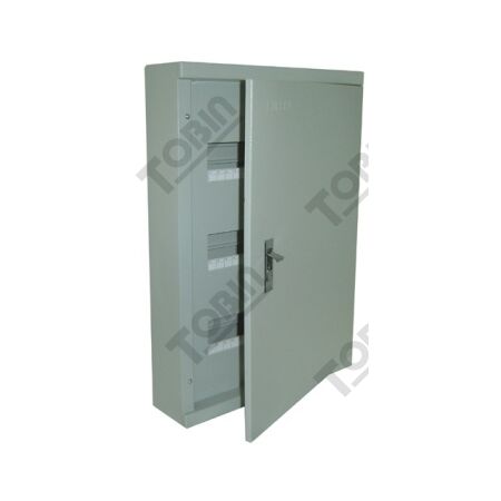 Load Centre Metal 3 x 16 Poles | IP40 Rated | Durable Metal Construction | Grey | by Tobin