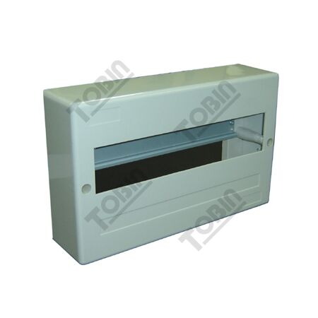 Enclosure MCB 12 Pole Plastic | Durable Construction | Ideal for Circuit Protection | by Tobin