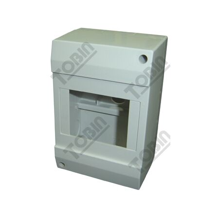 Enclosure MCB 4 Pole Plastic | Durable Construction | Protects MCBs | by Tobin