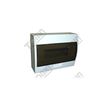 Load Centre 12 Pole Surface Mount Door | Transparent Design | Weatherproof Enclosure | by Tobin