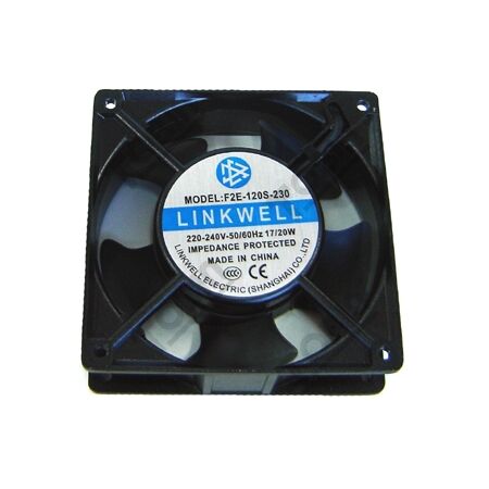 Axial Cooling Fan 120x120x38mm | 240VAC | Efficient Airflow Design | Compact for Switchboards | by Tobin