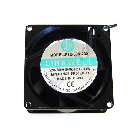 80mm Axial Cooling Fan | 240VAC Operation | Compact Design | by Tobin