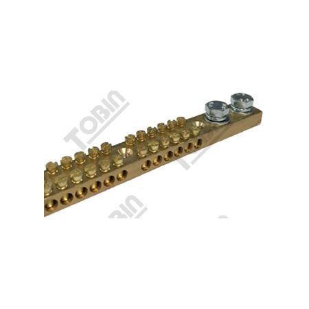 Earth Bars 165A 48 Pole | Numbered for Easy Identification | Supports 16mm² Conductors | by Tobin